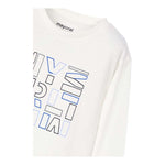 MAYORAL shirt girocollo tinta unita con stampa Bianco per Neonato 174NXX BIANCO MAYORAL 