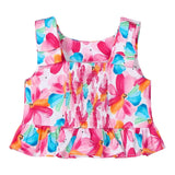 Mayoral Top Giromanica Stampa Fantasia Floreale per Bambina 302350J BIANCO MAYORAL 