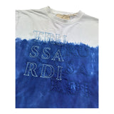 Trussardi T-Shirt Girocollo Bicolore per Bambino TBP26118TS BIANCO/BLU TRUSSARDI 
