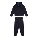 EMPORIO ARMANI completo pantalone-felpa tinta unita con stampa e cappuccio Nero per Bambino 6DBV58 NERO EMPORIO ARMANI 