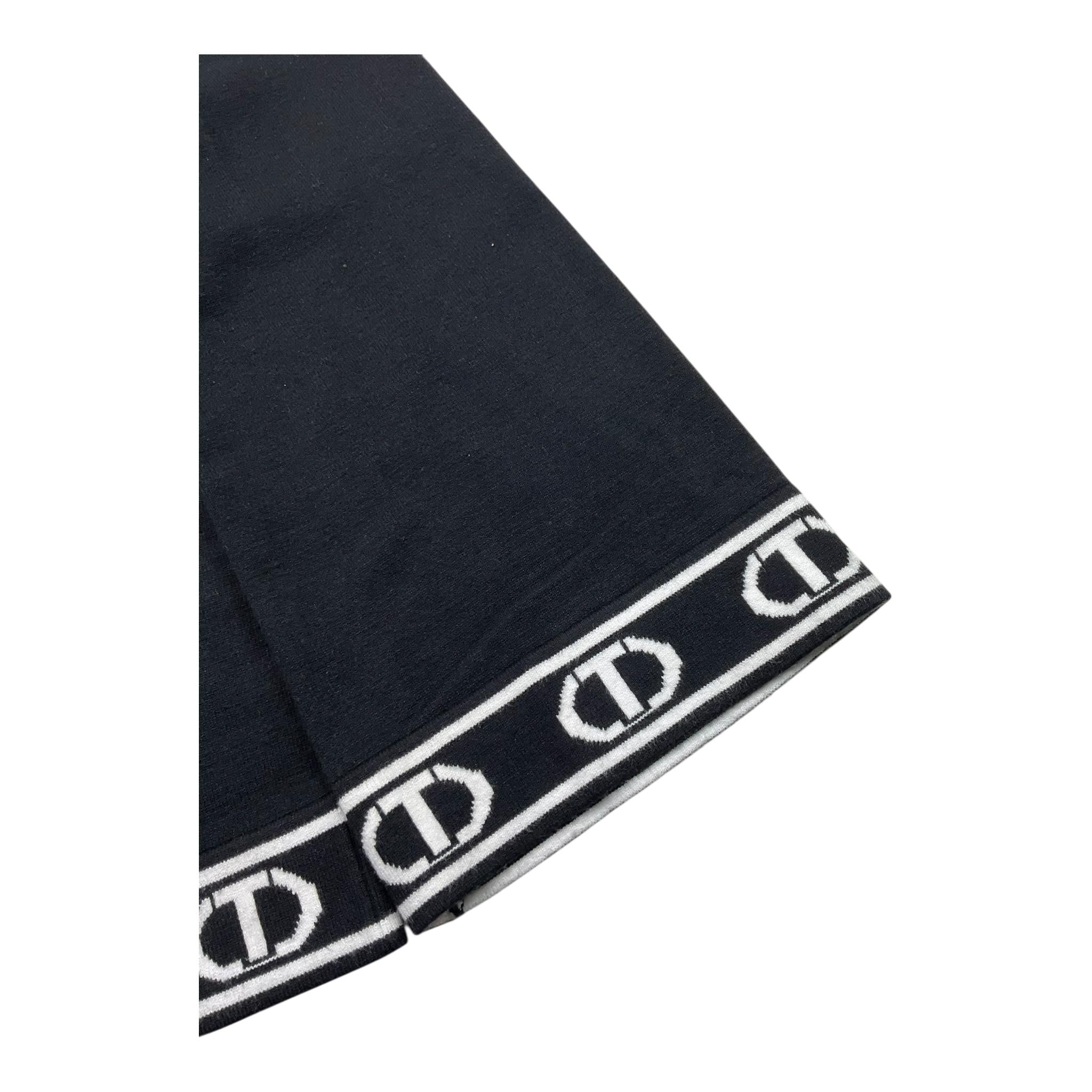 TWINSET pantalone tinta unita modello a palazzo Nero per Bambina 242GJ3160X NERO TWINSET 