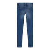 NAME IT jeans tinta unita con girovita regolabile Blu per Bambino 13210232 BLU NAME IT 