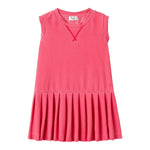Il Gufo Abito Tinta Unita Giromanica per Bambina P25VA333N0107J ROSA IL GUFO 