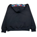 DROPSEASON2 felpa chiusa con cappuccio tinta unita con profili maniche logate Nero per Bambino FW242K42 NERO DROPSEASON2 