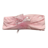 Ninnaoh Solid Color Headband with Pink Tulle for Newborn