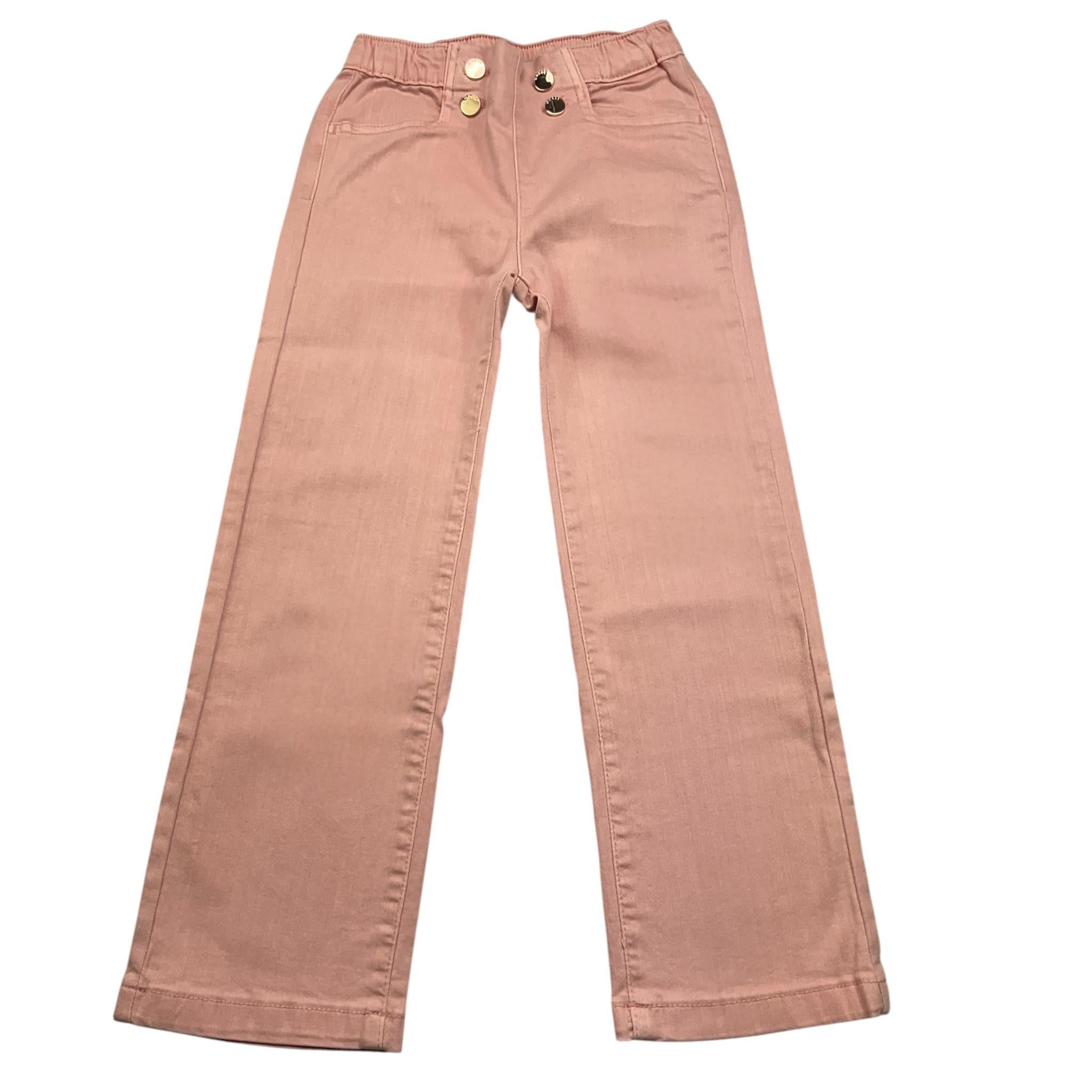 GUESS jeans tinta unita modello zampa Rosa per Bambina K4YB04WE620X ROSA GUESS 