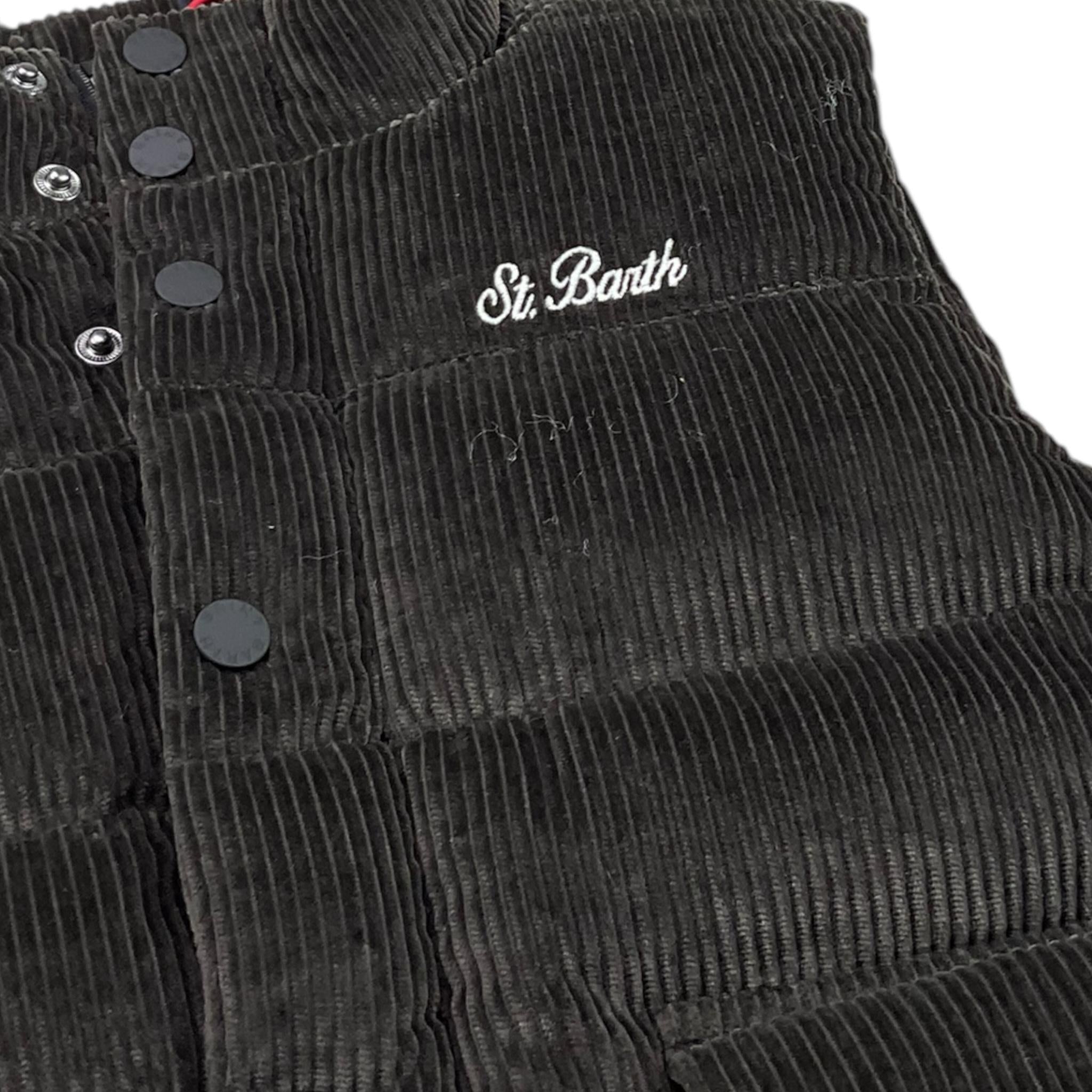 SAINT BARTH giubbino smanicato con stampa logo Marrone per Bambino MORR003 MARRONE SAINT BARTH 