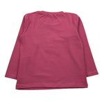 LIU JO shirt girocollo tinta unita con stampa in contrasto Rosa per Neonata KF3048 ROSA LIU JO 