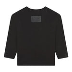 MARC JACOBS shirt girocollo tinta unita con logo Nero per Neonato W60322N NERO MARC JACOBS 