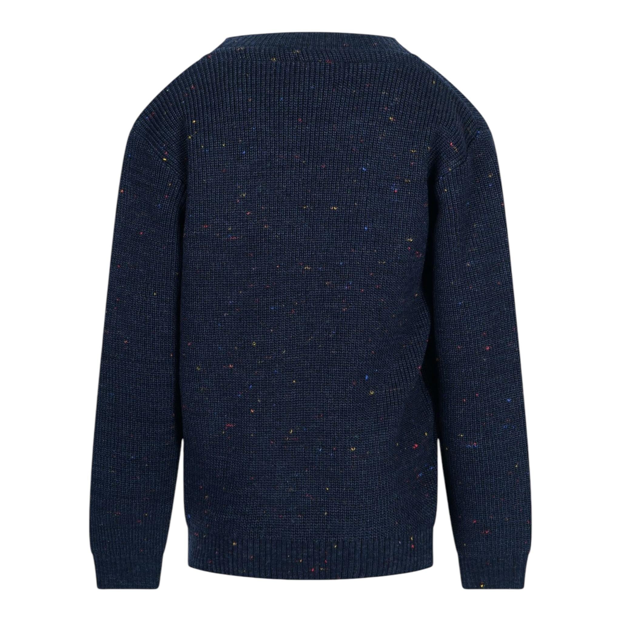 SIVIGLIA maglia tinta unita girocollo con logo Blu per Bambino SVJSW00559 BLU SIVIGLIA 