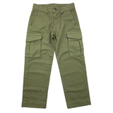 Imperial Kids Solid Color Trousers With Adjustable Waist Green For Boys