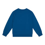 Diesel Felpa Chiusa Girocollo Tinta Unita con Stampa per Bambino J02213 BLU DIESEL 
