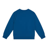 Diesel Felpa Chiusa Girocollo Tinta Unita con Stampa per Bambino J02213 BLU DIESEL 