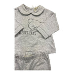 NANAN completo 2 pezzi shirt-ghettina tinta unita Grigio per Neonato AI2301001GR GRIGIO NANAN 