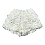 Dou Dou Short Tinta Unita con Applicazioni per Bambina DW6A99X PANNA DOU DOU 
