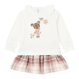 MAYORAL completo 2 pezzi shirt-gonna Bianco/rosa per Bambina 2927 BIANCO/ROSA MAYORAL 