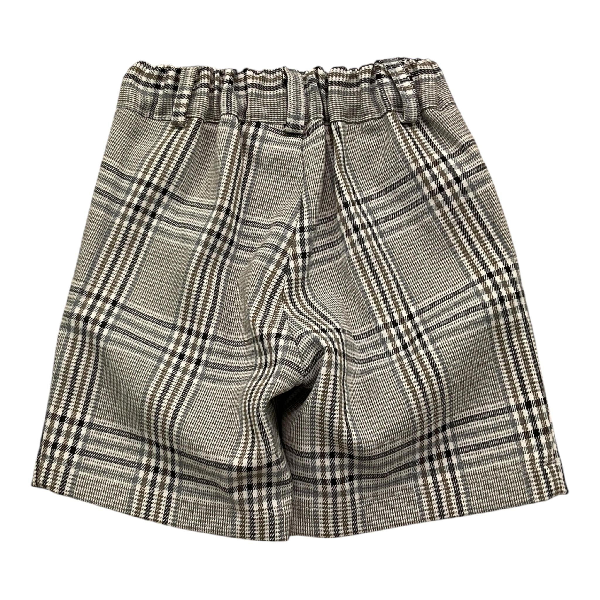 BARCELLINO bermuda tinta unita con fantasia a righe Grigio per Neonato SHORT GRIGIO BARCELLINO 