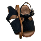 Cucada Solid Color Sandals With Buckle Closure Blue For Boys
