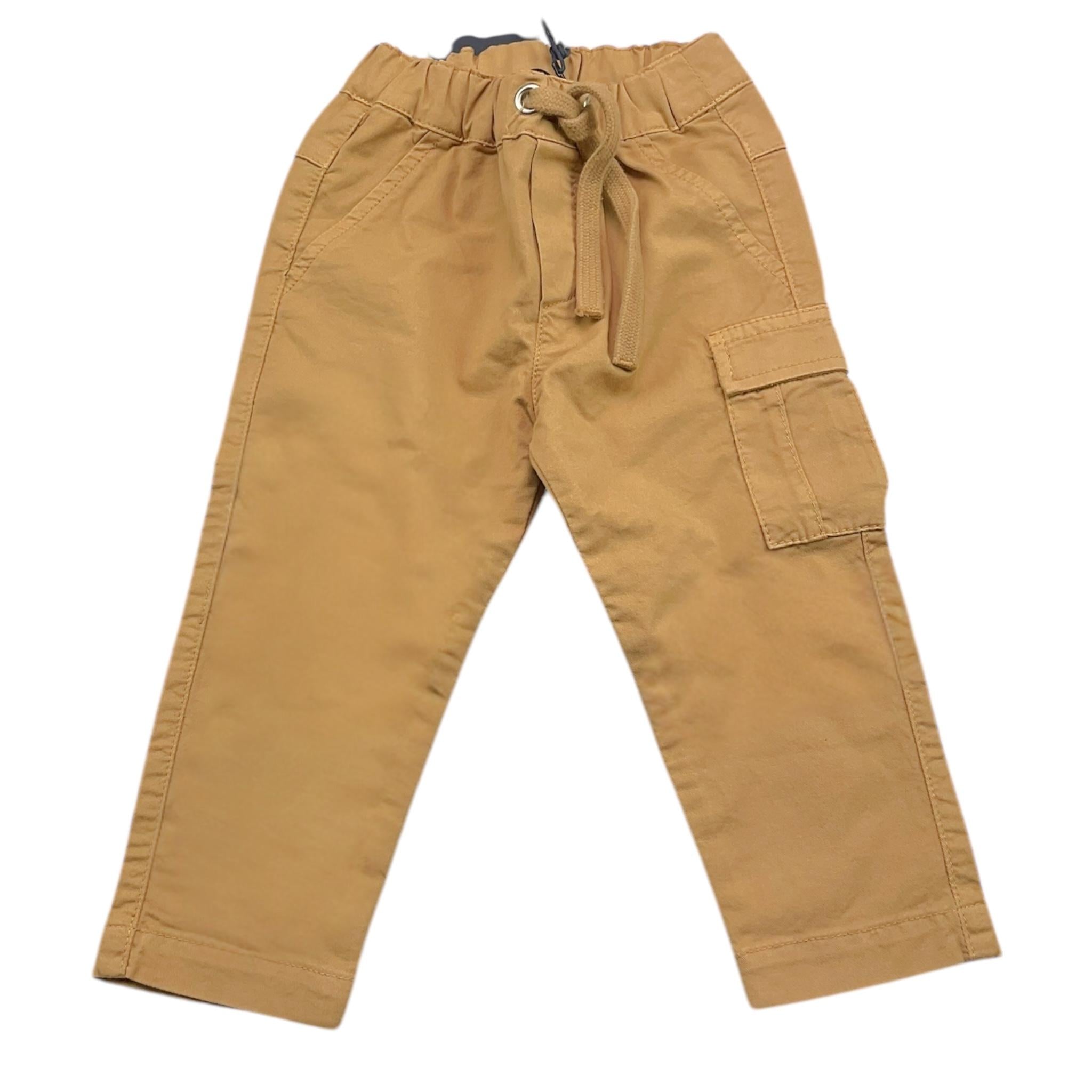 PLEASE pantalone tinta unita con elastico in vita Beige per Neonato PE61132B43 BEIGE PLEASE 