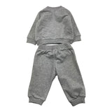 MOSCHINO completo 2pz tinta unita felpa-pantalone Grigio per Neonato MUK05E GRIGIO MOSCHINO 