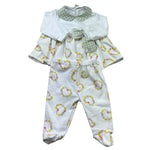Le Bebe Completo 2 Pezzi Shirt-Ghettina per Neonata LBG6241 BIANCO LE BEBE 