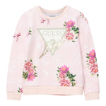 GUESS felpa chiusa girocollo stampa fantasia Rosa per Neonata K4YQ05KA6R33 ROSA GUESS 