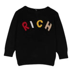 JOHN RICHMOND maglia tinta unita girocollo con stampa Nero per Neonato RIA24068MAXXX NERO JOHN RICHMOND 