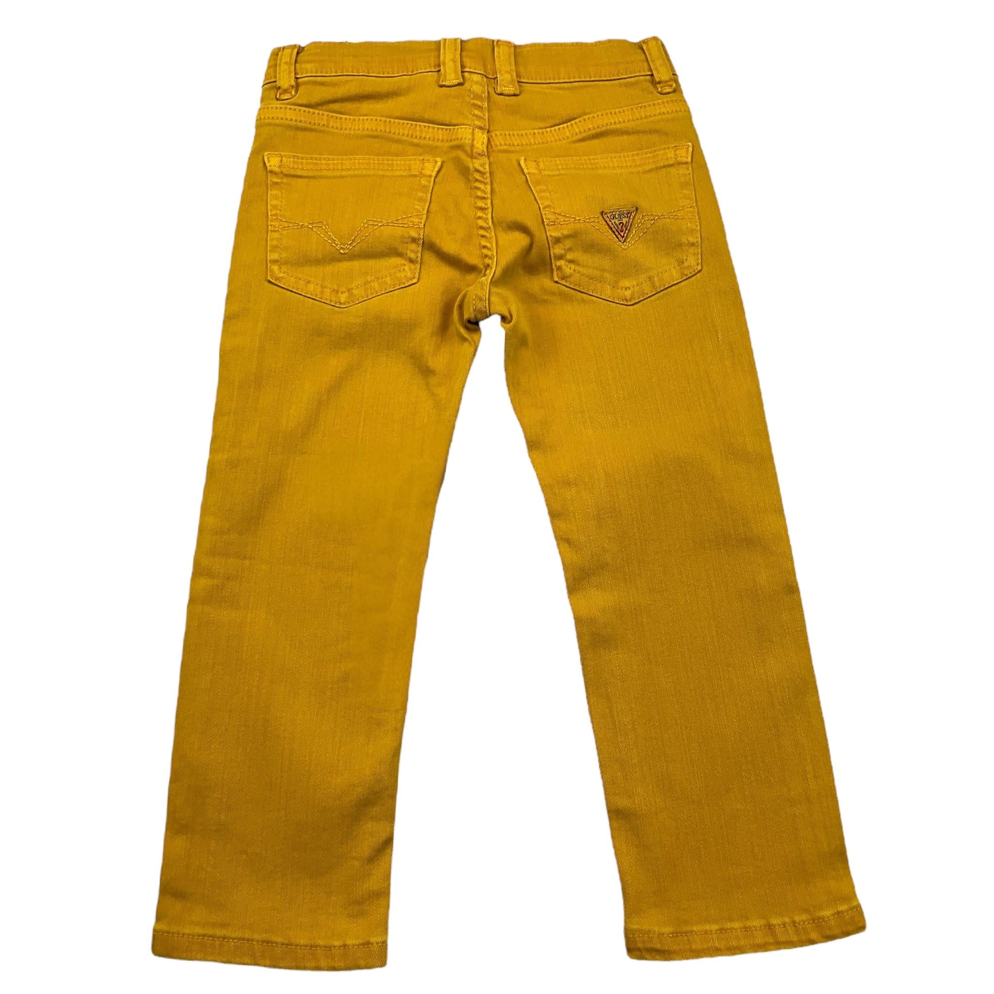 GUESS pantalone tinta unita con girovita regolabile Giallo per Bambino N4YB07WE620JX GIALLO GUESS 