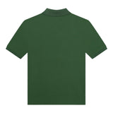 Boss Polo Plain With Zip And Green Print For Boys