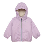 K-WAY giubbino tinta unita con cappuccio in contrasto Lilla per Neonata K61157WAXX LILLA K-WAY 