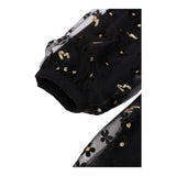 LIU JO abito manica lunga tinta unita in tulle Nero per Bambina KF4102X NERO LIU JO 