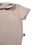 Petit Bateau Pagliaccetto Mezza Manica tinta unita Rosa per Neonata A09HR01070 ROSA PETIT BATEAU 