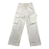 Zhoe &amp; Tobiah Solid Color Elastic Waist Pants White For Girls