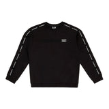 EMPORIO ARMANI felpa tinta unita girocollo con stampa Nero per Bambino 6DBM63 NERO EMPORIO ARMANI 