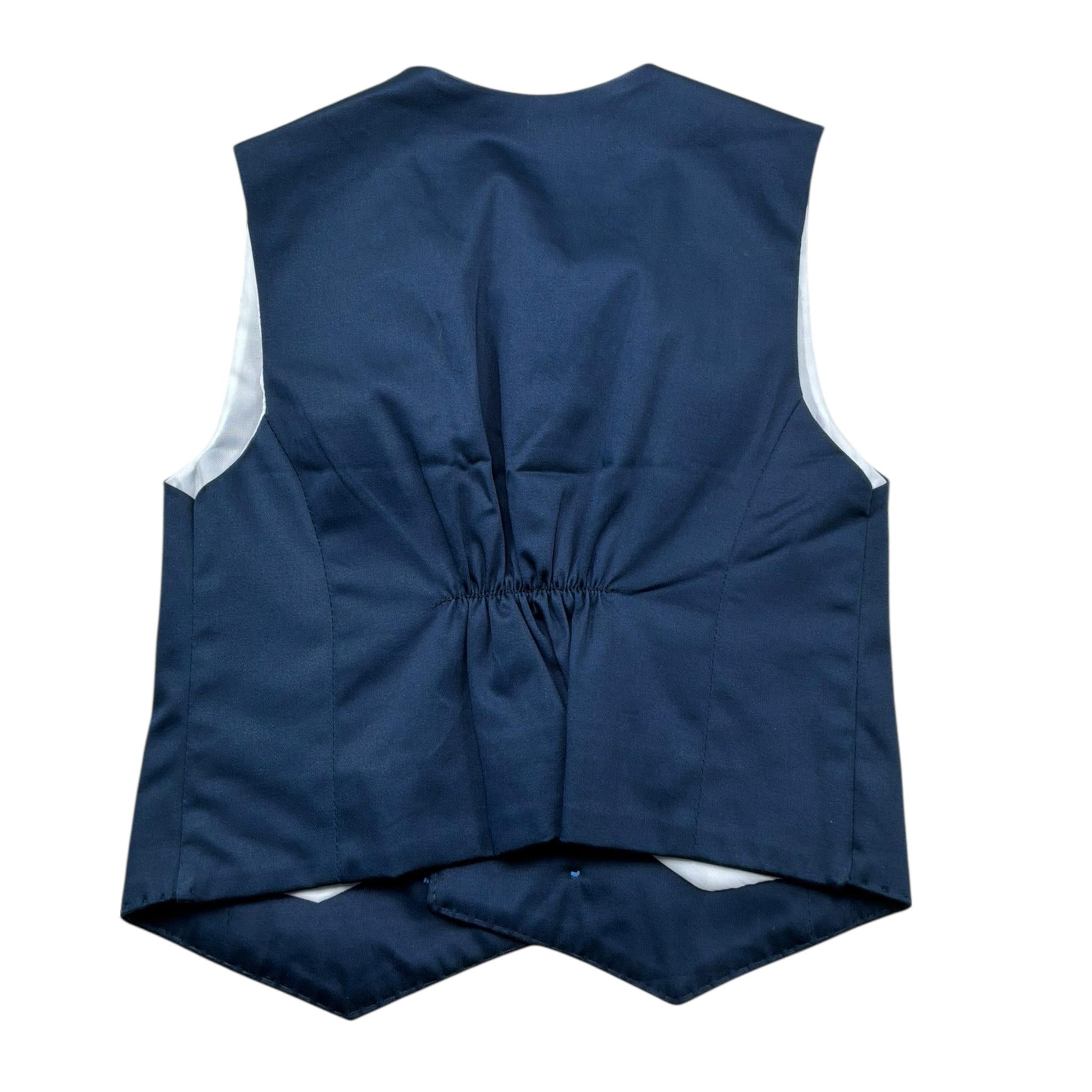 Manuel & Frank Gilet Tinta Unita  per Neonato MF5012B BLU MANUEL & FRANK 