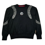 Just Cavalli Maglia Girocollo Tinta Unita con Stampa per Bambina JBP26032FE NERO JUST CAVALLI 