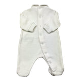 IL GUFO tutina manica lunga tinta unita con stampa Panna per Neonato A24TP342M0116 PANNA IL GUFO 