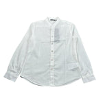 Antony Morato Camicia Tinta Unita con Fantasia Manica Lunga per Bambino SL00285 BIANCO ANTONY MORATO 