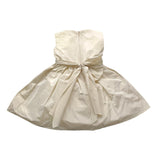 Allegra Ceremony Dress Armhole Solid Color With Sand Flowers For Newborn