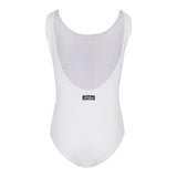 Saint Barth Costume Intero Tinta Unita con Brillantini per Neonata CARA00101N BIANCO SAINT BARTH 