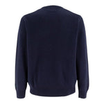 SAINT BARTH maglia girocollo tinta unita con stampa Blu per Bambino MORTIZ BLU SAINT BARTH 