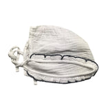 Babidu Solid Color Hat With White Strap For Newborn Baby Girl