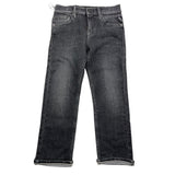 REPLAY jeans tinta unita con girovita regolabile Nero per Bambino SB9008 NERO REPLAY 