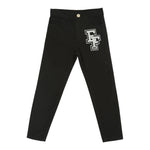 ELISABETTA FRANCHI pantalone tinta unita con ricamo Nero per Bambina EFPA266 NERO ELISABETTA FRANCHI 