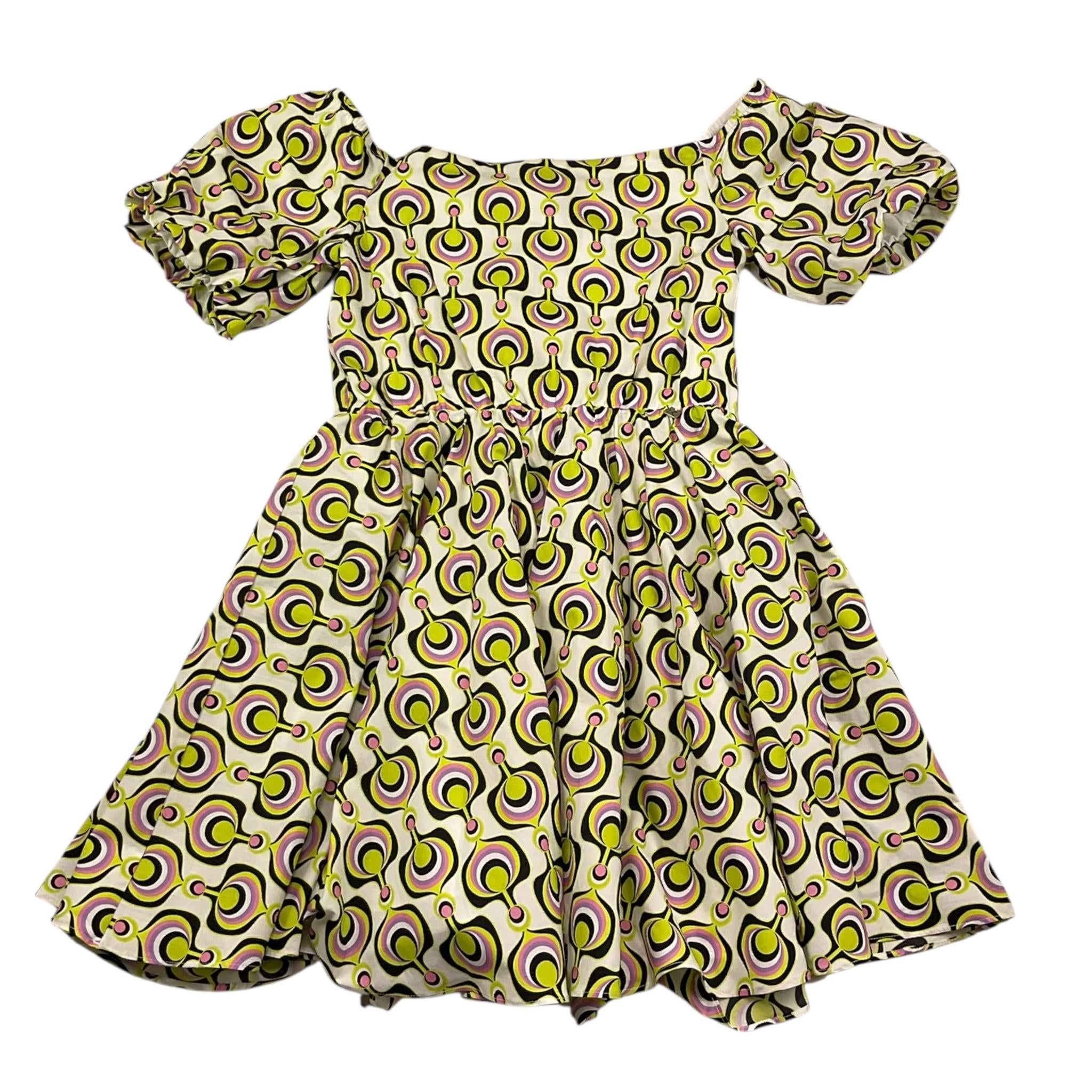 Kocca Abito Mezza Manica Stampa Fantasia per Bambina MARAIRI BIANCO Kocca 