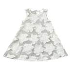 Please Abito Tinta Unita con Sottoveste per Bambina AB043384G73 BIANCO PLEASE 