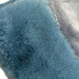 Juicy Couture Pantalone Tinta Unita In Velluto con Pelliccia per Bambina JBX6631 AZZURRO JUICY COUTURE 