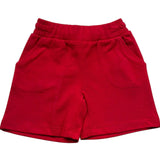 Trussardi Bermuda Tuta Tinta Unita con Logo per Neonato TIP26097BE ROSSO TRUSSARDI 
