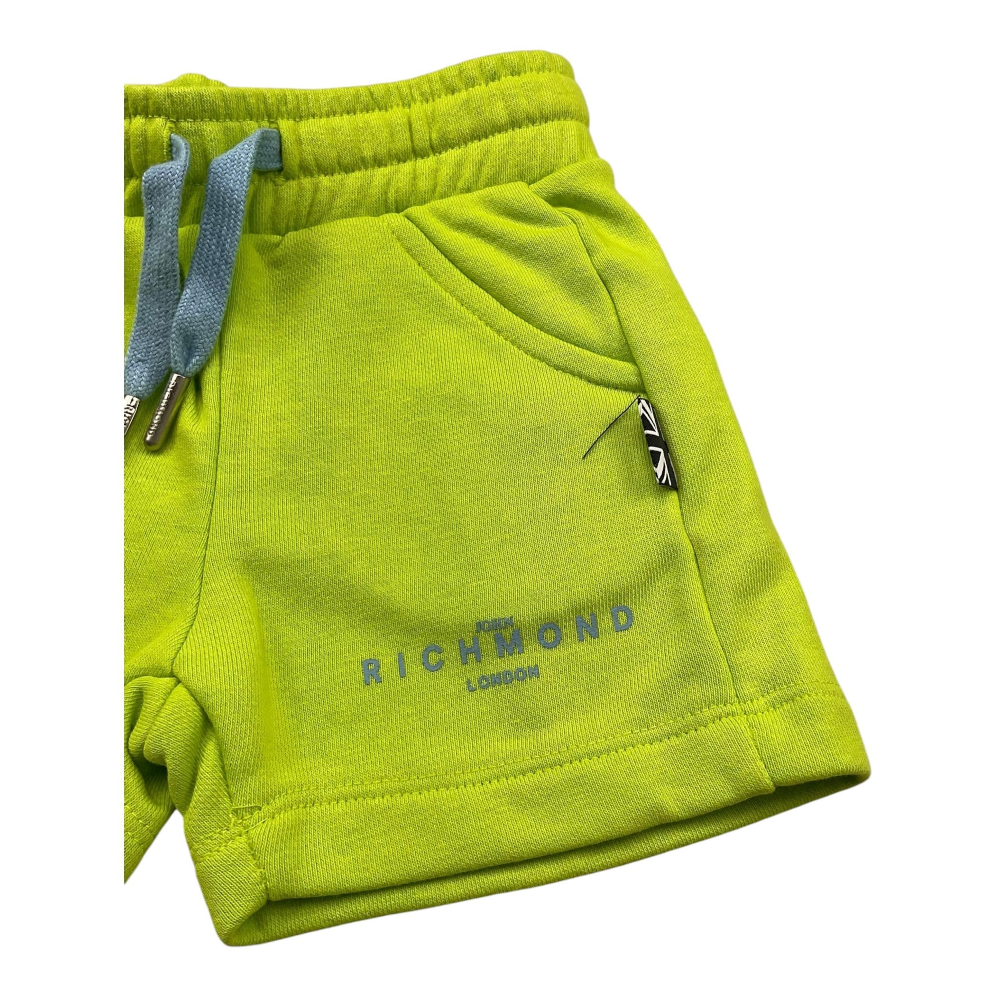 John Richmond Bermuda Tinta Unita con Logo per Neonato RIP24006BE VERDE JOHN RICHMOND 