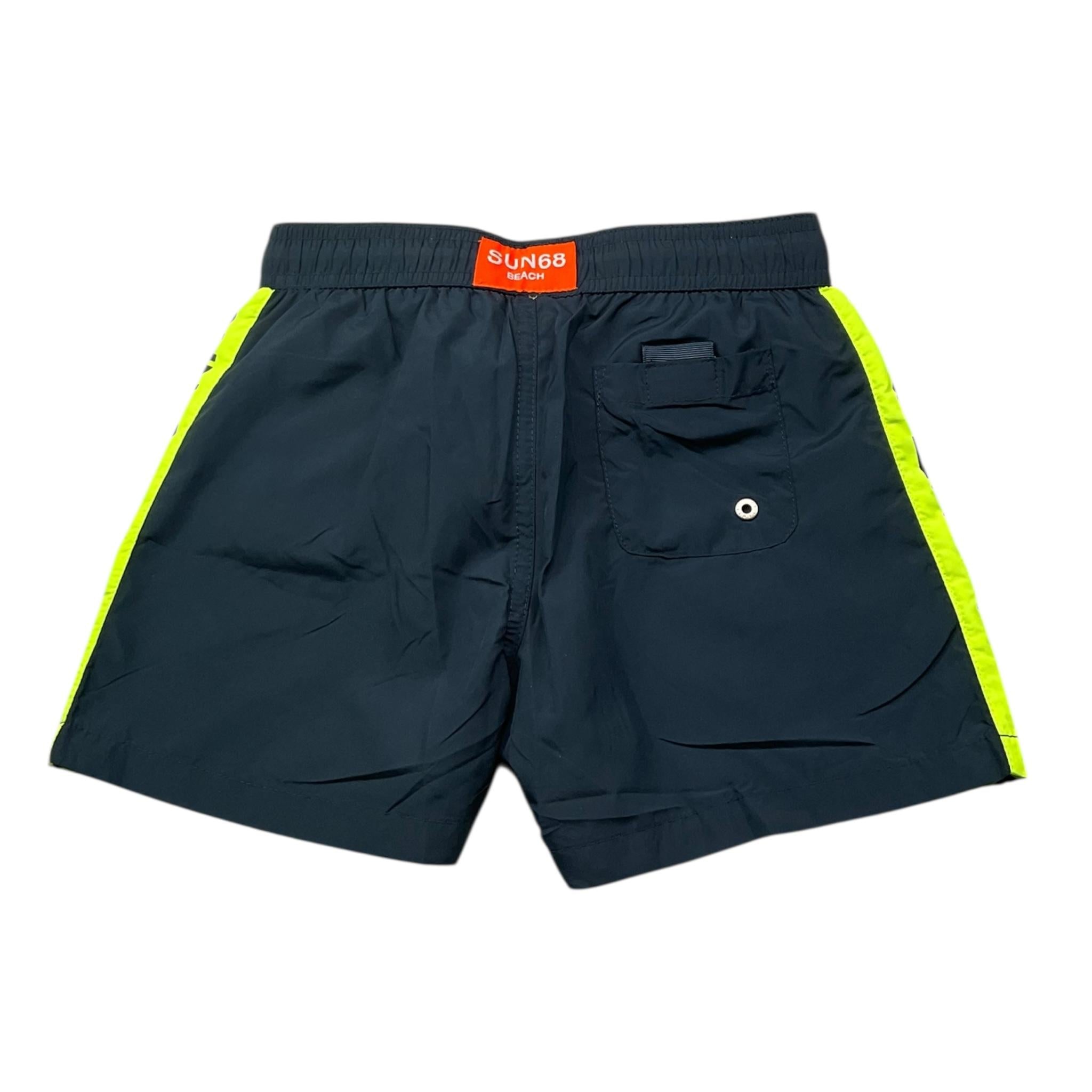 Sun68 Costume Modello Bermuda Bicolore per Bambino H33309 BLU SUN68 